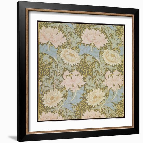 Chrysanthemum' Wallpaper, 1876-William Morris-Framed Giclee Print