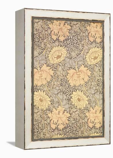 "Chrysanthemum" Wallpaper Design, 1876-William Morris-Framed Premier Image Canvas