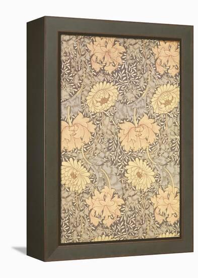 "Chrysanthemum" Wallpaper Design, 1876-William Morris-Framed Premier Image Canvas