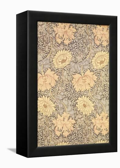 "Chrysanthemum" Wallpaper Design, 1876-William Morris-Framed Premier Image Canvas