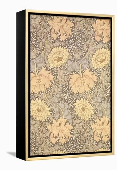 "Chrysanthemum" Wallpaper Design, 1876-William Morris-Framed Premier Image Canvas