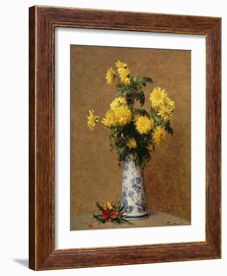 Chrysanthemums, 1879-Henri Fantin-Latour-Framed Giclee Print