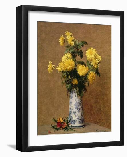 Chrysanthemums, 1879-Henri Fantin-Latour-Framed Giclee Print