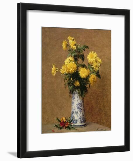 Chrysanthemums, 1879-Henri Fantin-Latour-Framed Giclee Print