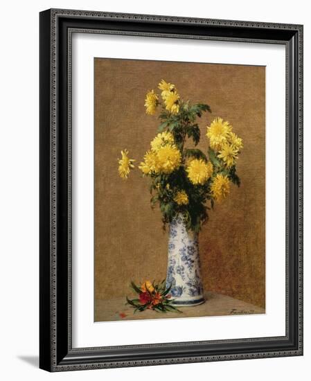 Chrysanthemums, 1879-Henri Fantin-Latour-Framed Giclee Print