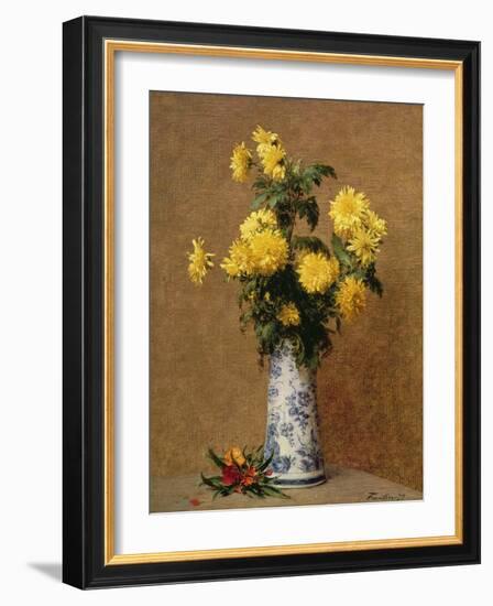 Chrysanthemums, 1879-Henri Fantin-Latour-Framed Giclee Print