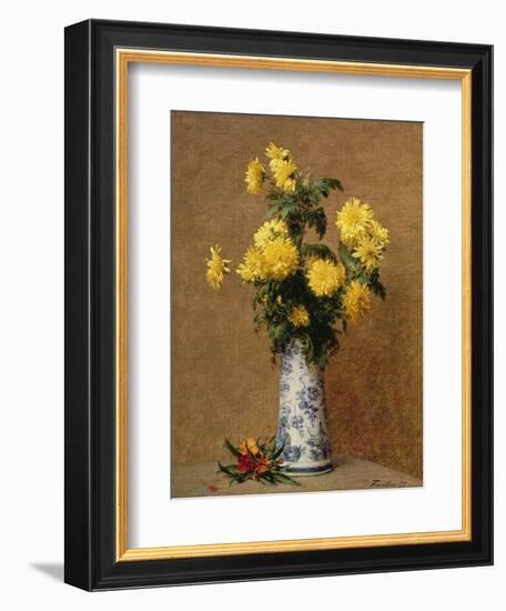 Chrysanthemums, 1879-Henri Fantin-Latour-Framed Giclee Print