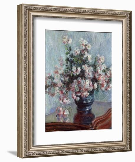 Chrysanthemums, 1882-Claude Monet-Framed Giclee Print