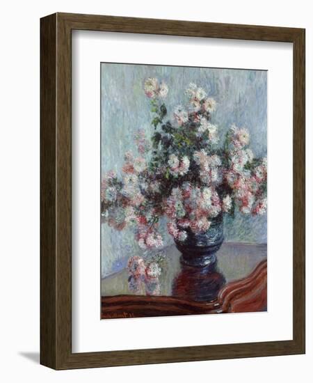 Chrysanthemums, 1882-Claude Monet-Framed Giclee Print