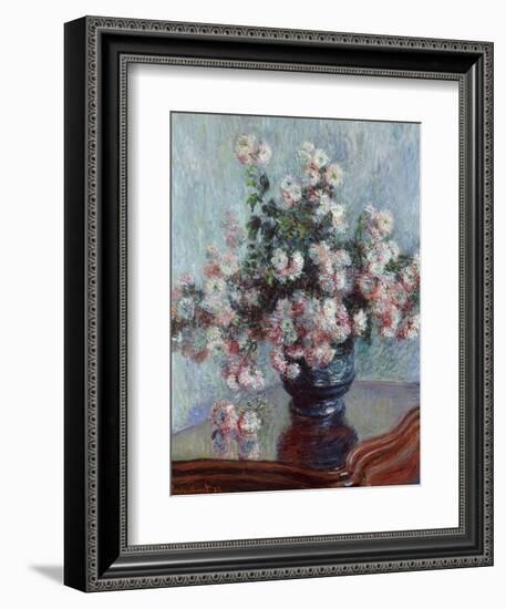 Chrysanthemums, 1882-Claude Monet-Framed Giclee Print