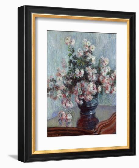 Chrysanthemums, 1882-Claude Monet-Framed Giclee Print