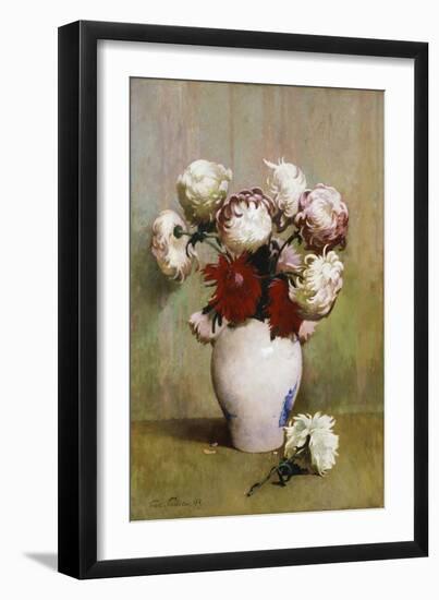 Chrysanthemums, 1893-Emil Carlsen-Framed Giclee Print