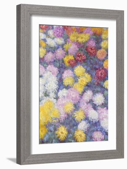 Chrysanthemums, 1897-Claude Monet-Framed Giclee Print