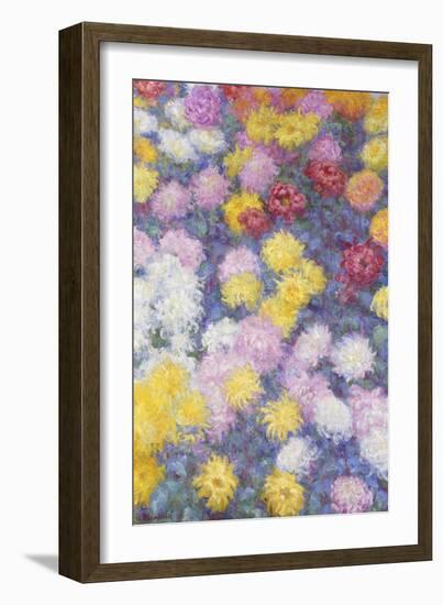 Chrysanthemums, 1897-Claude Monet-Framed Giclee Print