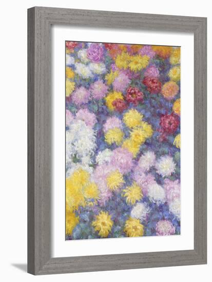 Chrysanthemums, 1897-Claude Monet-Framed Giclee Print