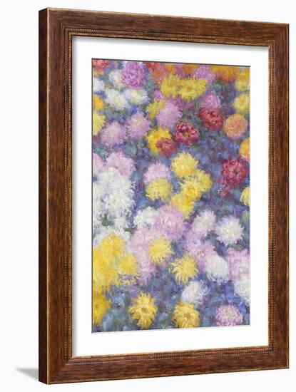 Chrysanthemums, 1897-Claude Monet-Framed Giclee Print