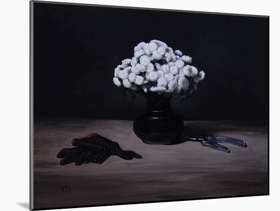 Chrysanthemums and Gloves, 2008-James Gillick-Mounted Giclee Print