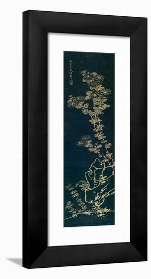 Chrysanthemums and Rock-Yun Shouping-Framed Giclee Print