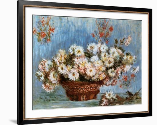 Chrysanthemums, c.1878-Claude Monet-Framed Art Print