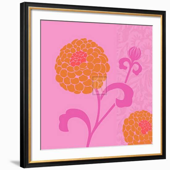 Chrysanthemums I-Max Carter-Framed Art Print