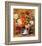 Chrysanthemums in Vase-Pierre-Auguste Renoir-Framed Giclee Print