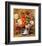 Chrysanthemums in Vase-Pierre-Auguste Renoir-Framed Giclee Print