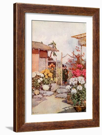 Chrysanthemums, Kyoto-Ella Du Cane-Framed Giclee Print