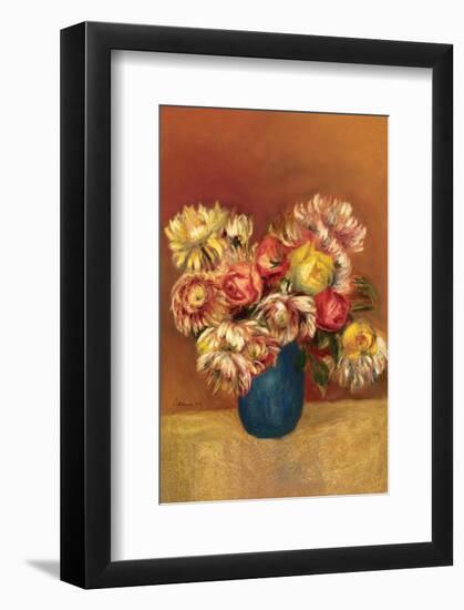 Chrysanthemums-Pierre-Auguste Renoir-Framed Premium Giclee Print