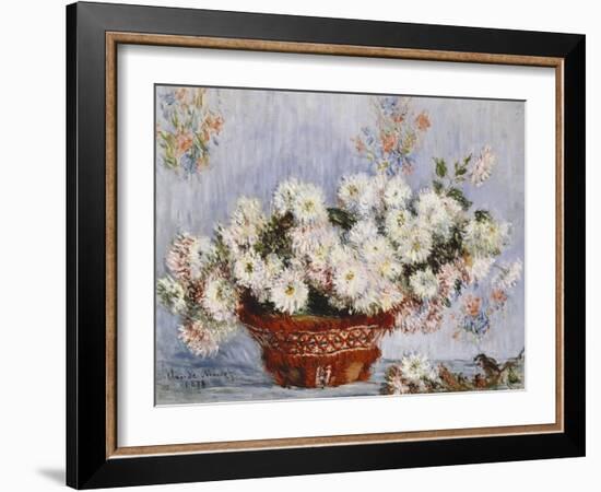 Chrysanthemums-Claude Monet-Framed Giclee Print