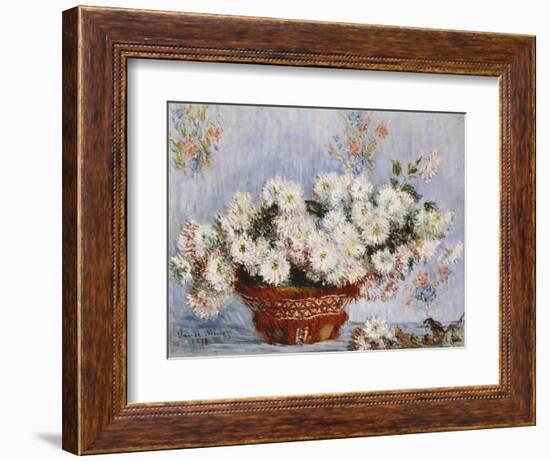 Chrysanthemums-Claude Monet-Framed Giclee Print