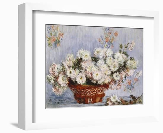 Chrysanthemums-Claude Monet-Framed Giclee Print