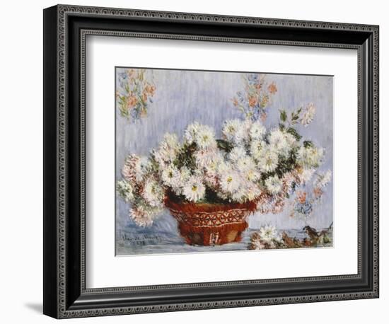 Chrysanthemums-Claude Monet-Framed Giclee Print