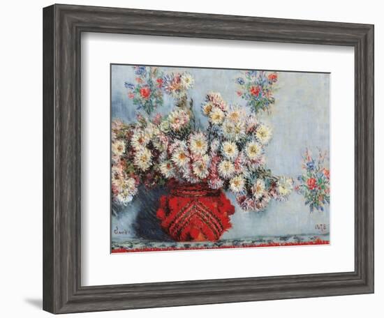 Chrysanthemums-Claude Monet-Framed Art Print