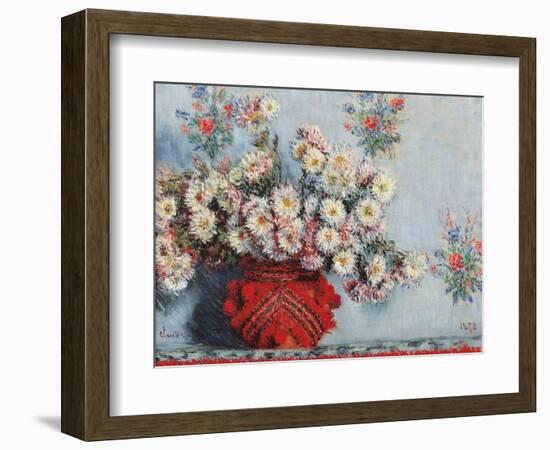 Chrysanthemums-Claude Monet-Framed Art Print