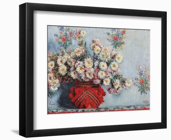 Chrysanthemums-Claude Monet-Framed Art Print