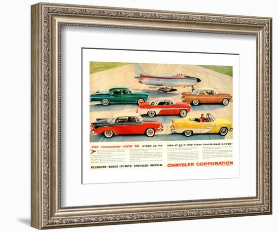 Chrysler 1956 Forward Look-null-Framed Art Print