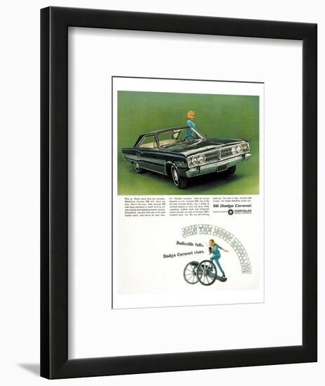 Chrysler 1966 Dodge Coronet-null-Framed Premium Giclee Print