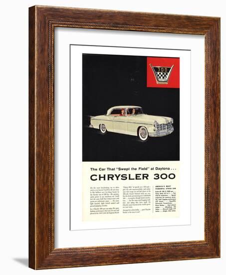 Chrysler 300 Most Powerful-null-Framed Art Print