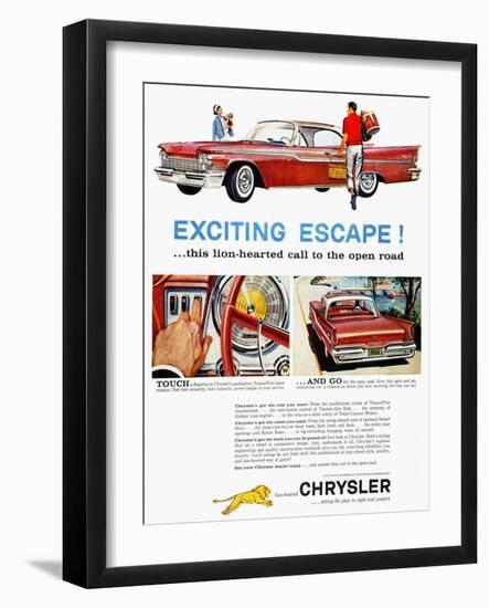 Chrysler Ad, 1959-null-Framed Giclee Print