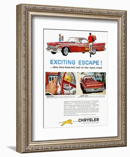 Chrysler Ad, 1959-null-Framed Giclee Print