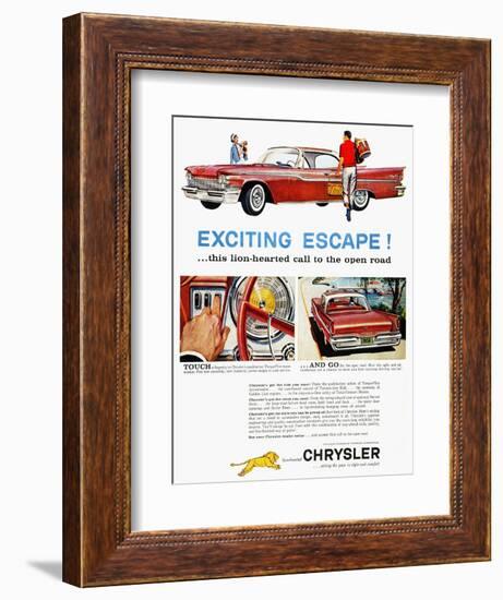 Chrysler Ad, 1959-null-Framed Giclee Print