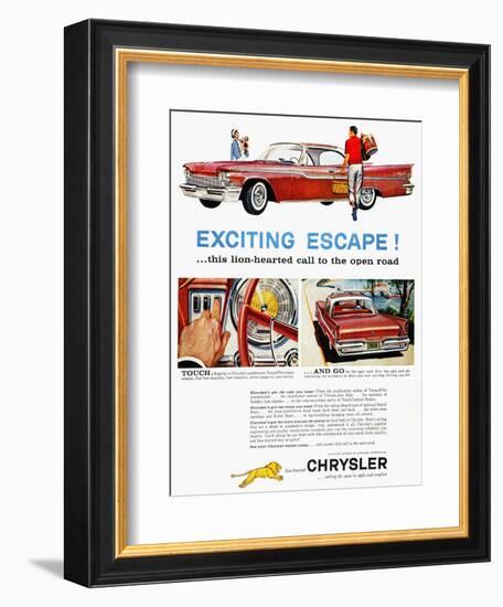 Chrysler Ad, 1959-null-Framed Giclee Print