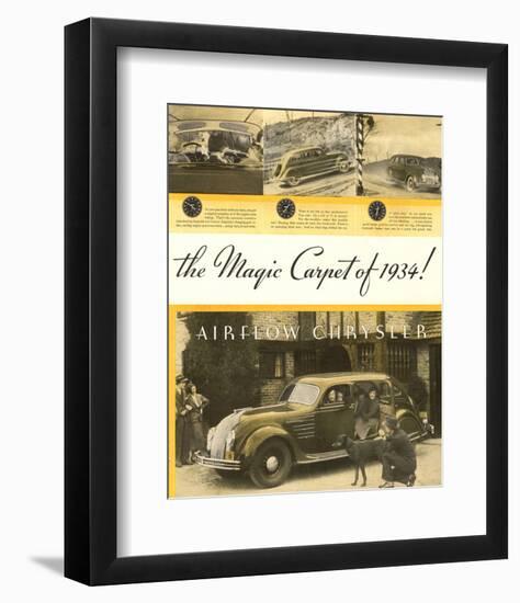 Chrysler Airflow- Magic Carpet-null-Framed Art Print