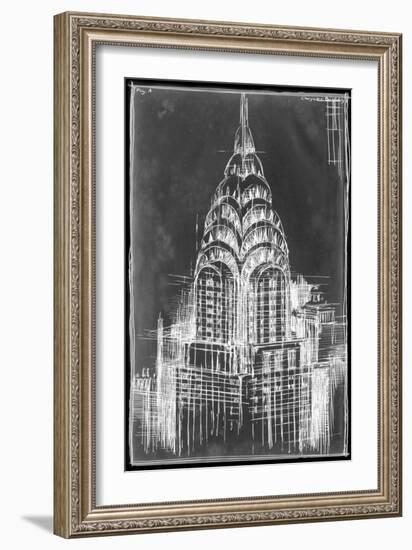 Chrysler Blueprint-Ethan Harper-Framed Art Print