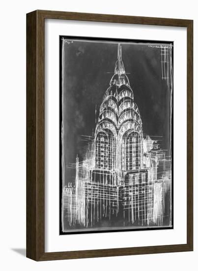 Chrysler Blueprint-Ethan Harper-Framed Art Print