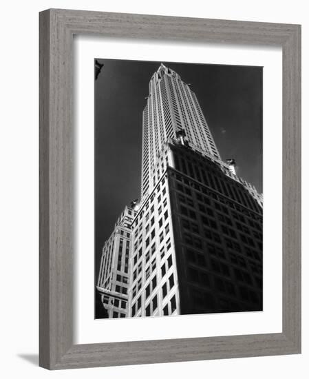 Chrysler Building, 8th Home of Time Editorial Offices, from 1932-1938-Margaret Bourke-White-Framed Photographic Print