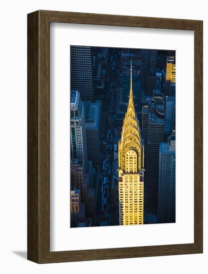 Chrysler Building and Lexington Avenue, Manhattan, New York City, New York, USA-Jon Arnold-Framed Photographic Print