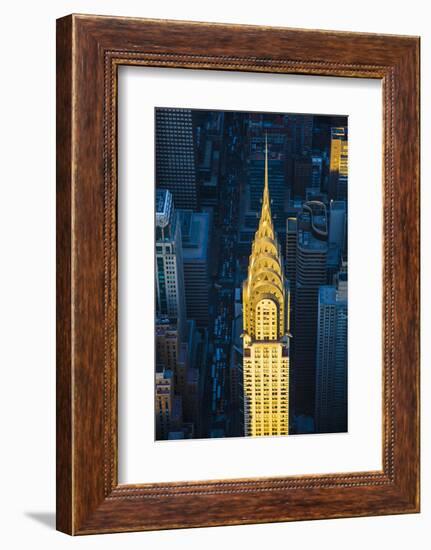 Chrysler Building and Lexington Avenue, Manhattan, New York City, New York, USA-Jon Arnold-Framed Photographic Print