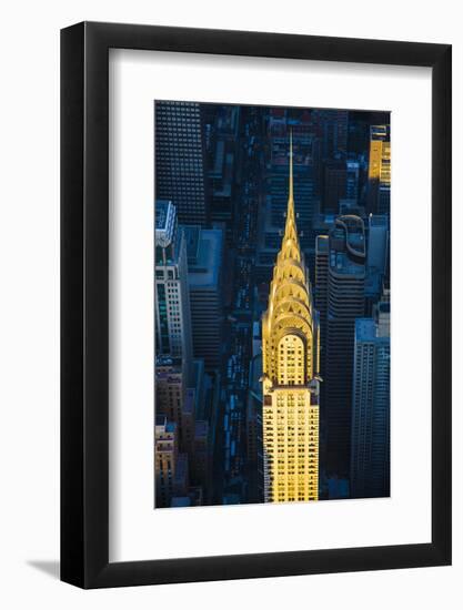 Chrysler Building and Lexington Avenue, Manhattan, New York City, New York, USA-Jon Arnold-Framed Photographic Print