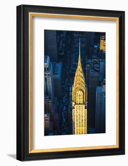 Chrysler Building and Lexington Avenue, Manhattan, New York City, New York, USA-Jon Arnold-Framed Photographic Print